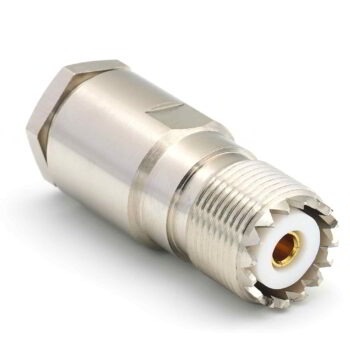 SO239 UHF Clamp/Screw Connector for LMR-400, Belden 9913, RG8