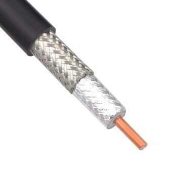 HF400 Coaxial Cable, Pure Copper conductor, PE jacket (LMR400 equivalent)